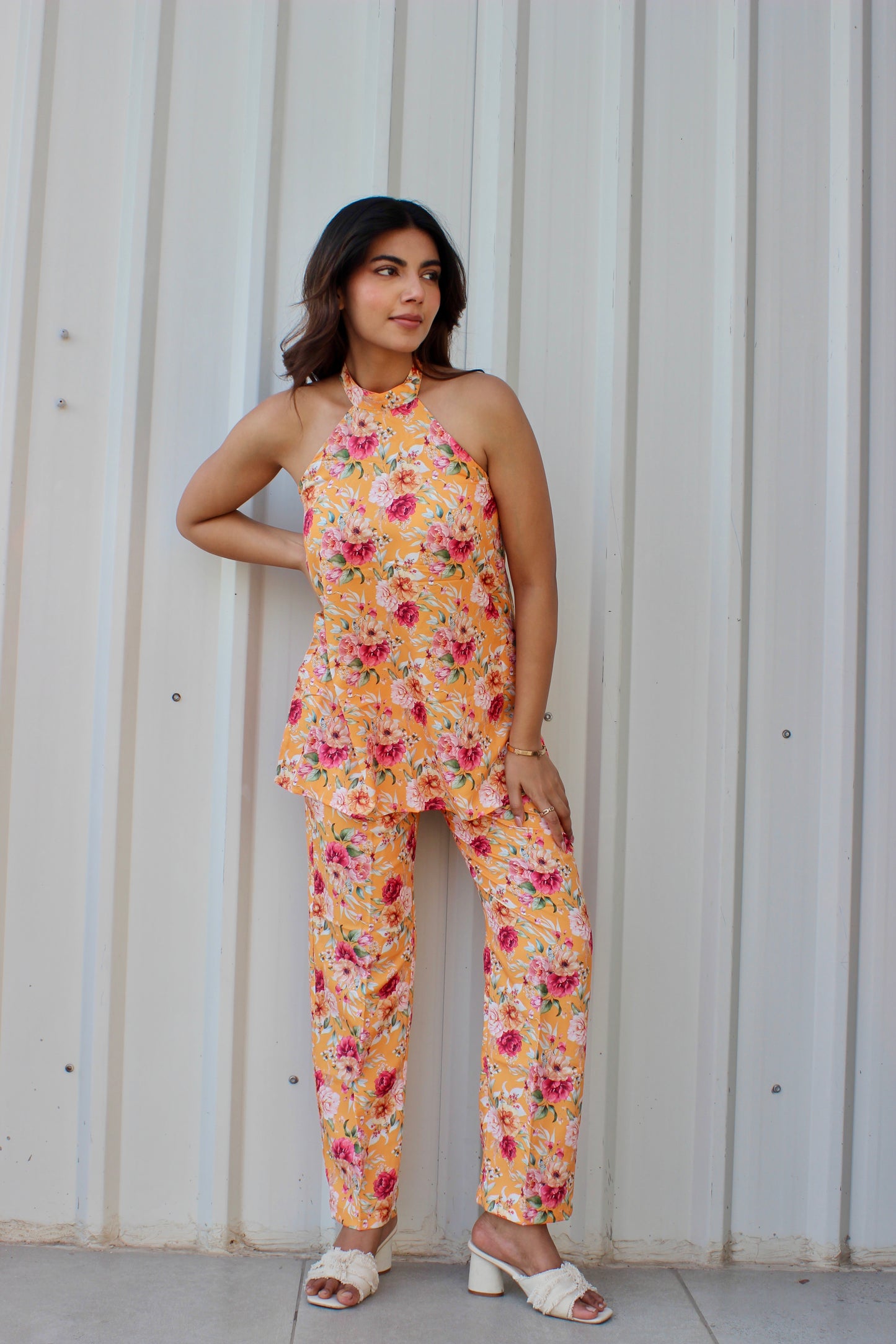 CORA HALTER NECK CO-ORD SET