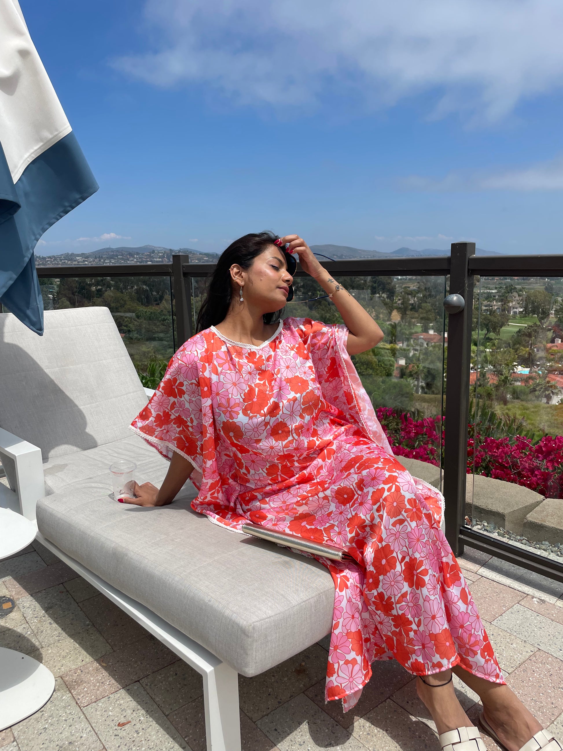 BAHAMA OFF-SHOULDER KAFTAN - House of Viraasi