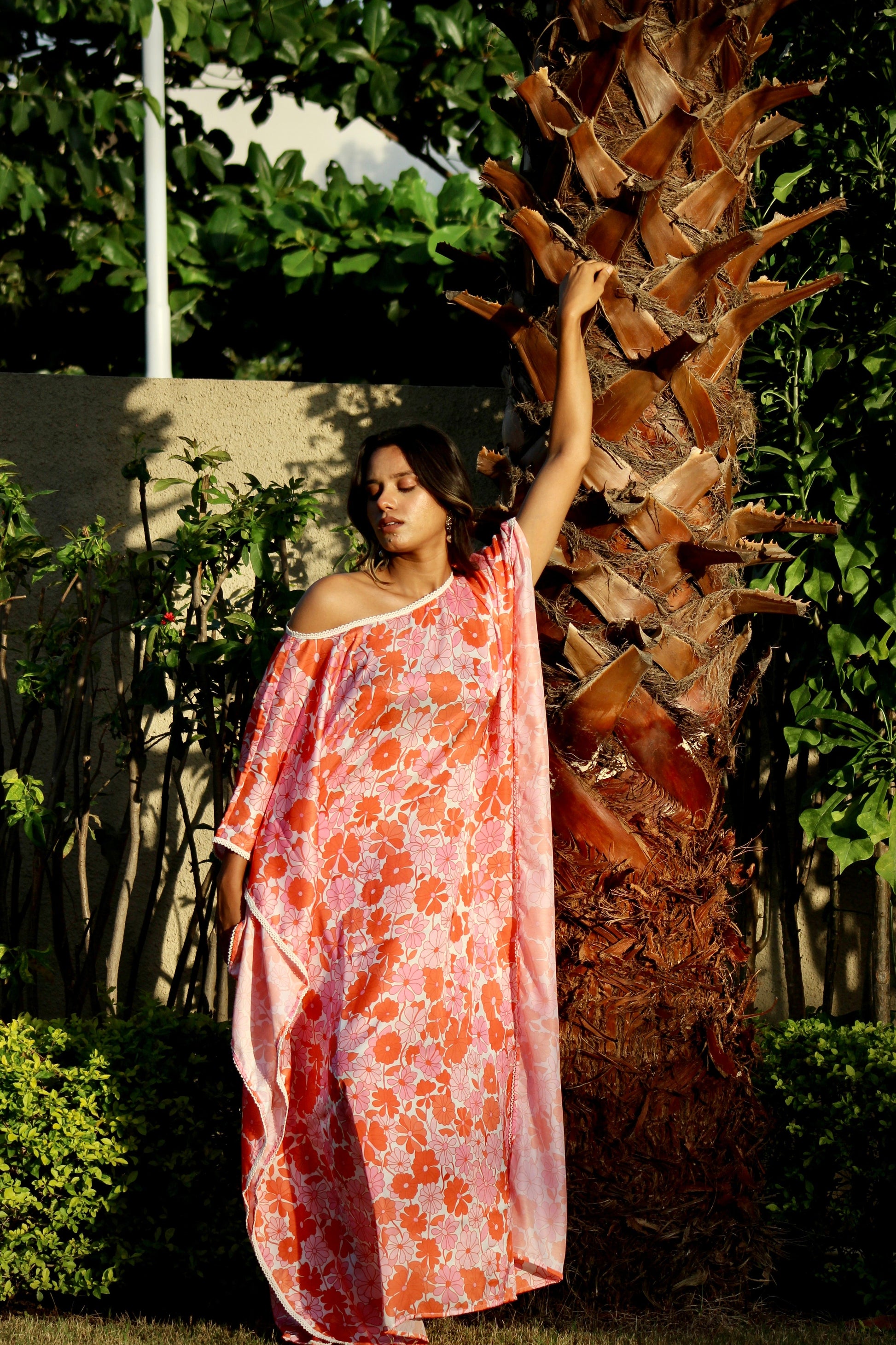 BAHAMA OFF-SHOULDER KAFTAN - House of Viraasi