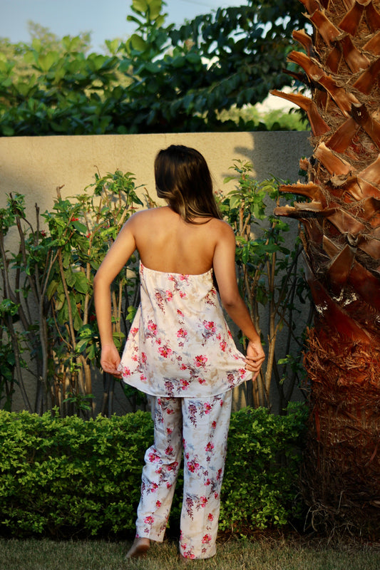 BALI HALTER NECK CO-ORD SET - House of Viraasi