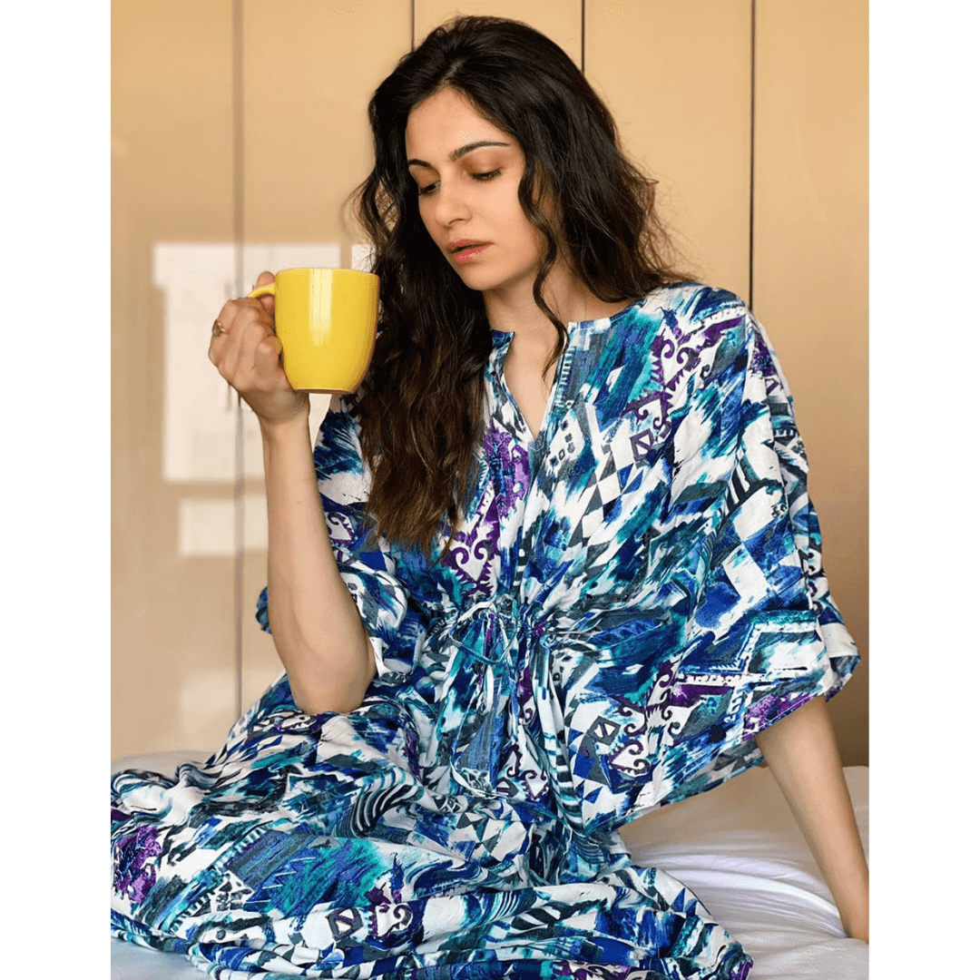 BLIZZARD MESS KAFTAN - House of Viraasi