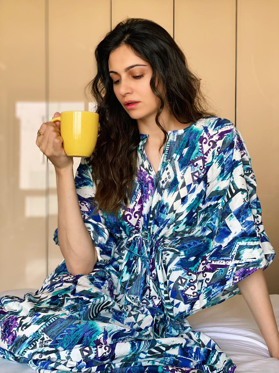 BLIZZARD MESS KAFTAN - House of Viraasi