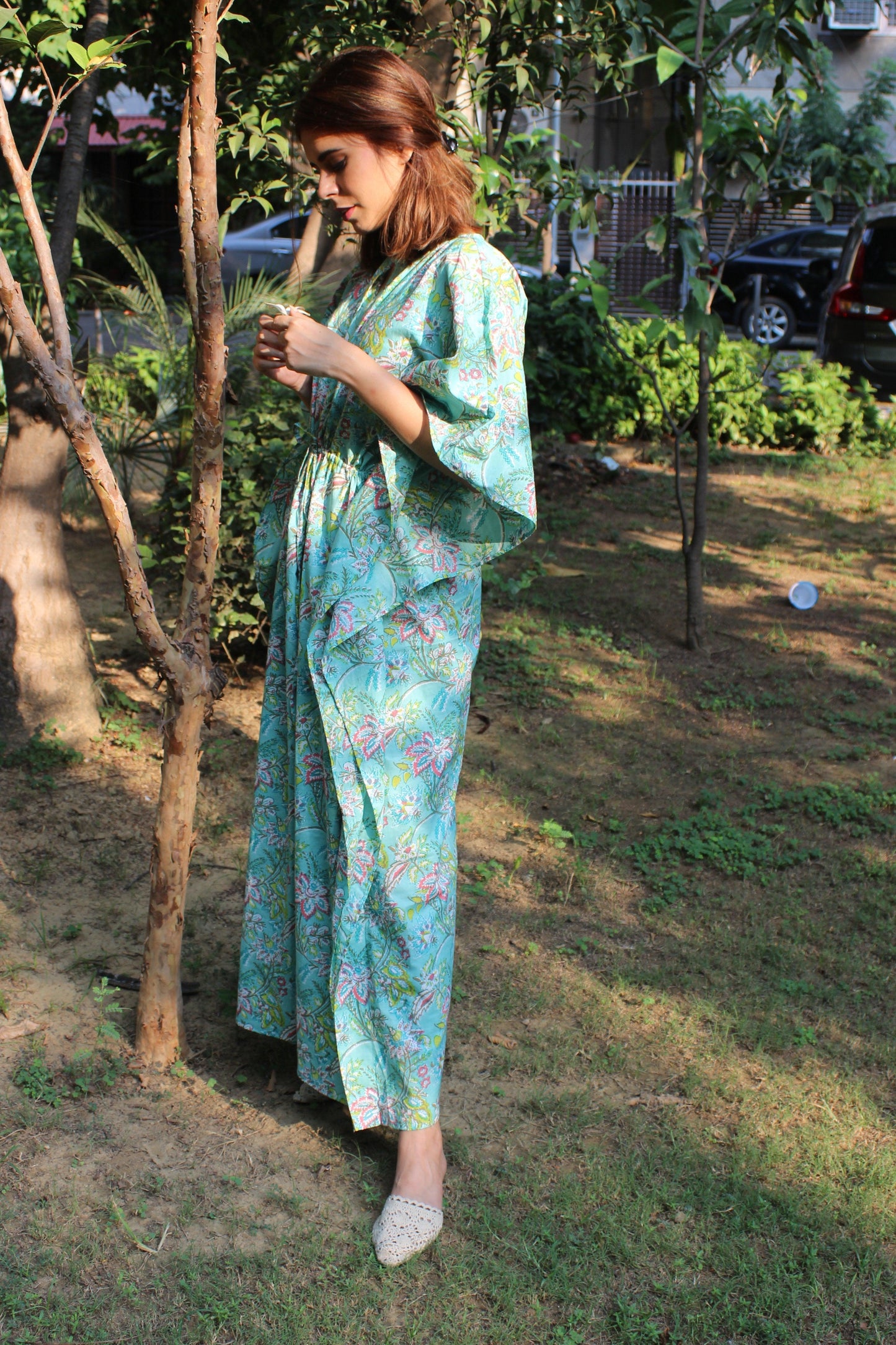 BEFORE SUNRISE KAFTAN House of Viraasi #sustainable-fashion# #slow-fashion# #freesizeclothes# #bodypositivity#