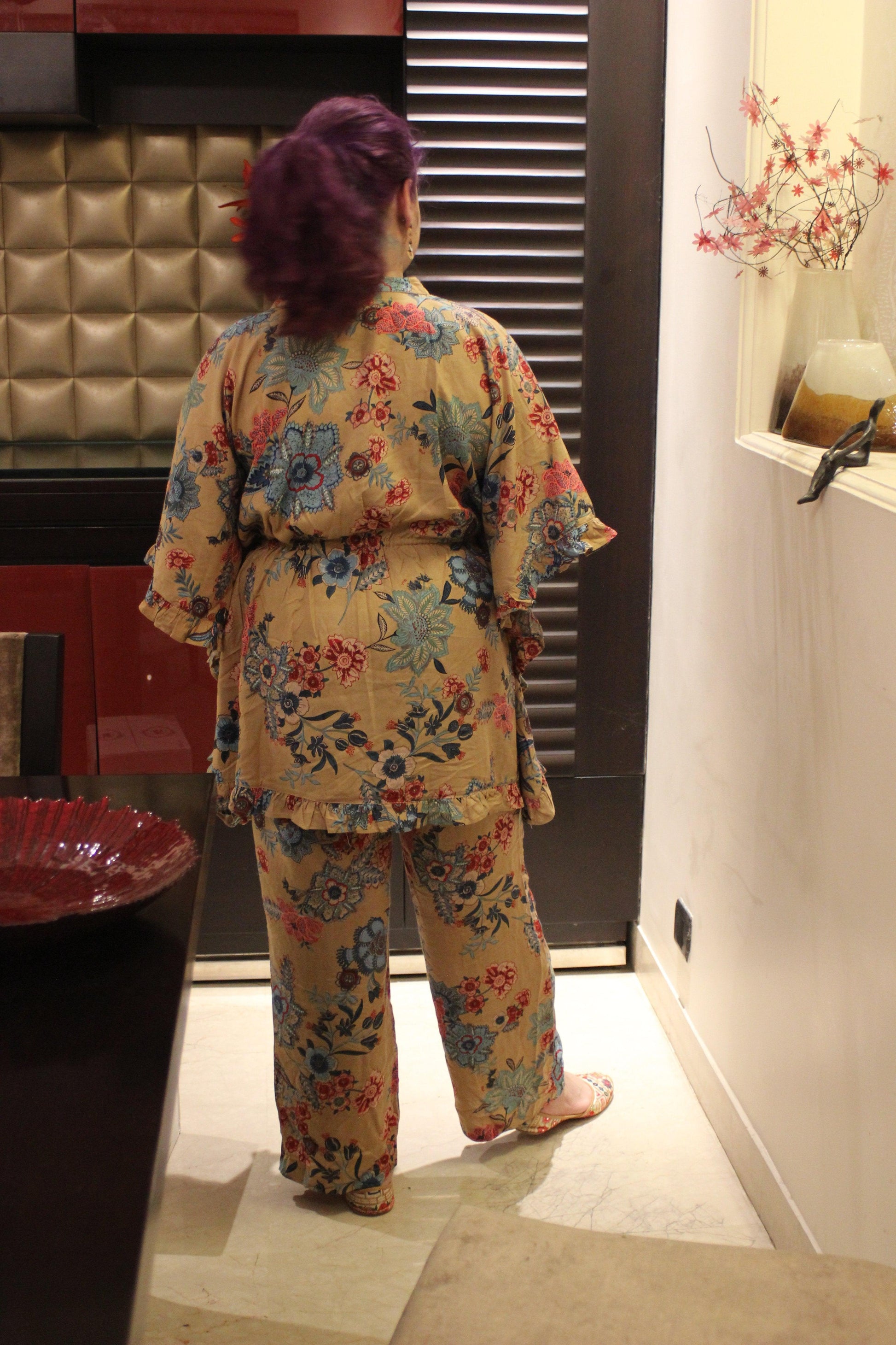 BEIGING EXOTIC KAFSUIT House of Viraasi #sustainable-fashion# #slow-fashion# #freesizeclothes# #bodypositivity#