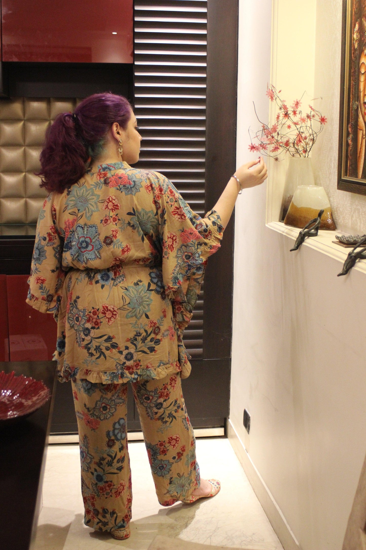 BEIGING EXOTIC KAFSUIT House of Viraasi #sustainable-fashion# #slow-fashion# #freesizeclothes# #bodypositivity#