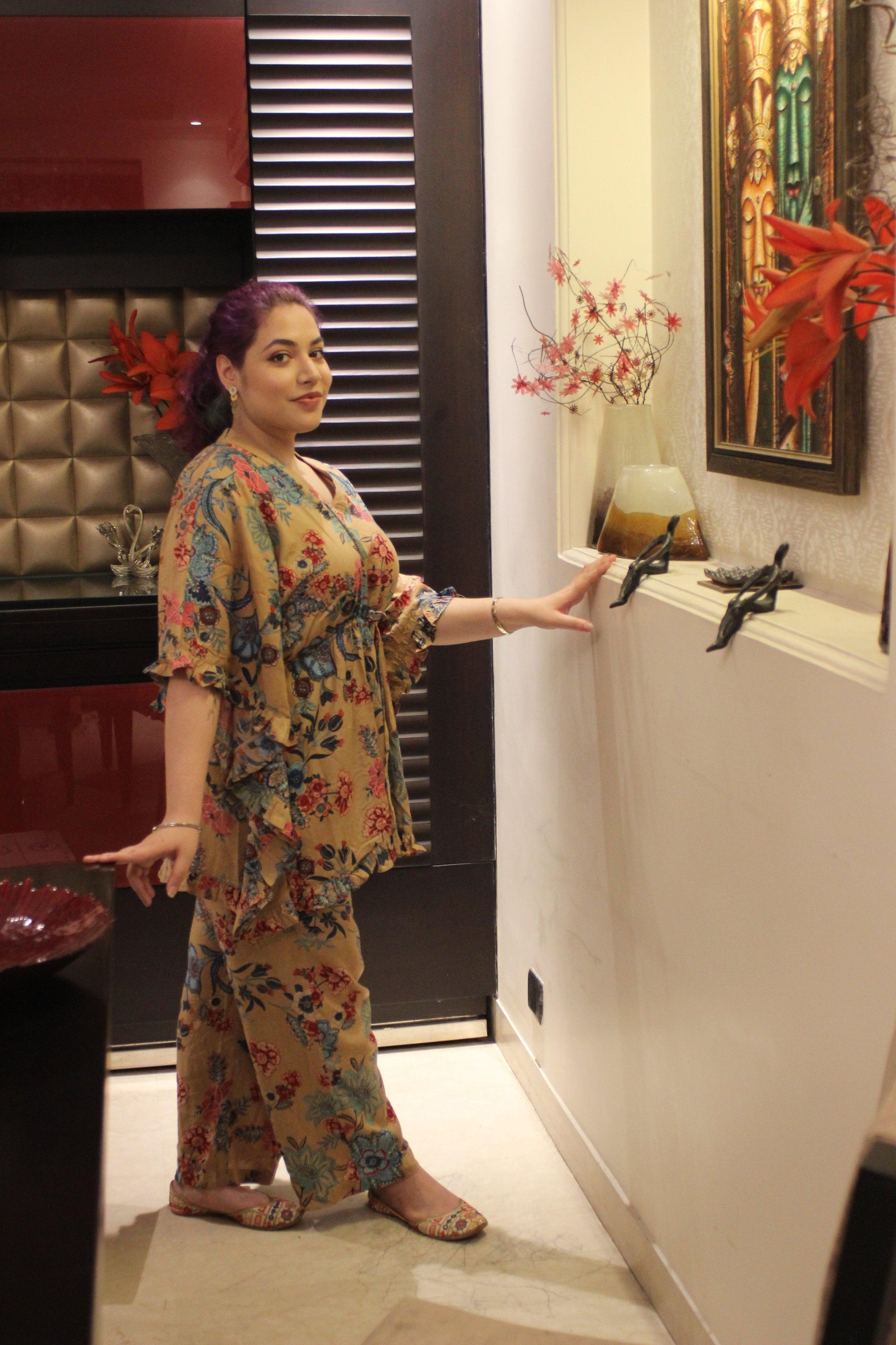 BEIGING EXOTIC KAFSUIT House of Viraasi #sustainable-fashion# #slow-fashion# #freesizeclothes# #bodypositivity#