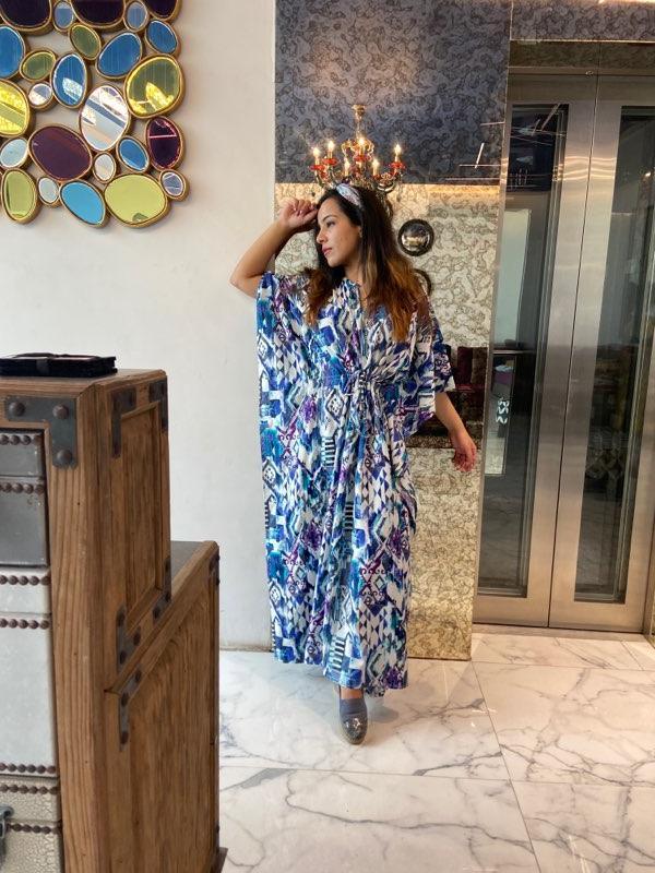 BLIZZARD MESS KAFTAN House of Viraasi #sustainable-fashion# #slow-fashion# #freesizeclothes# #bodypositivity#