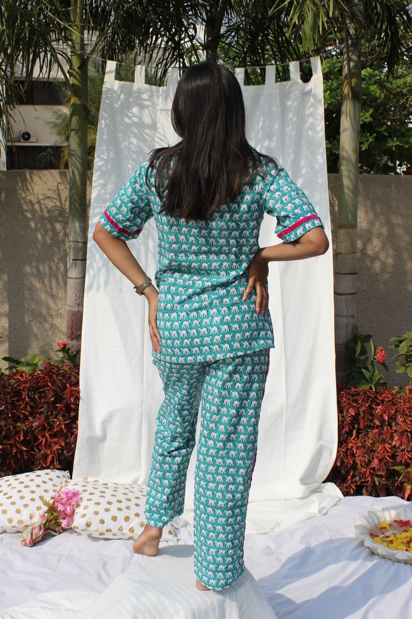 POPPY CAMEL Co-ord House of Viraasi #sustainable-fashion# #slow-fashion# #freesizeclothes# #bodypositivity#