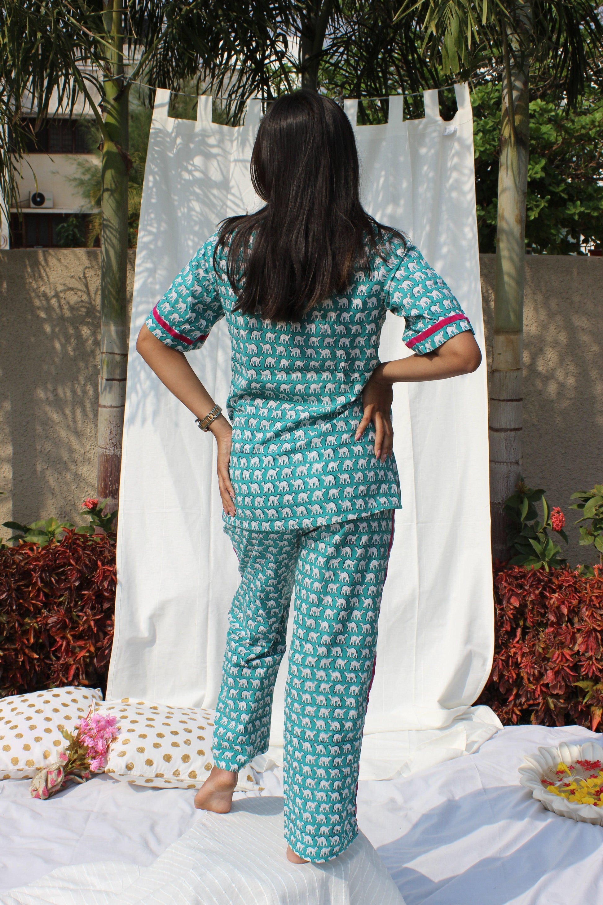 POPPY CAMEL Co-ord House of Viraasi #sustainable-fashion# #slow-fashion# #freesizeclothes# #bodypositivity#