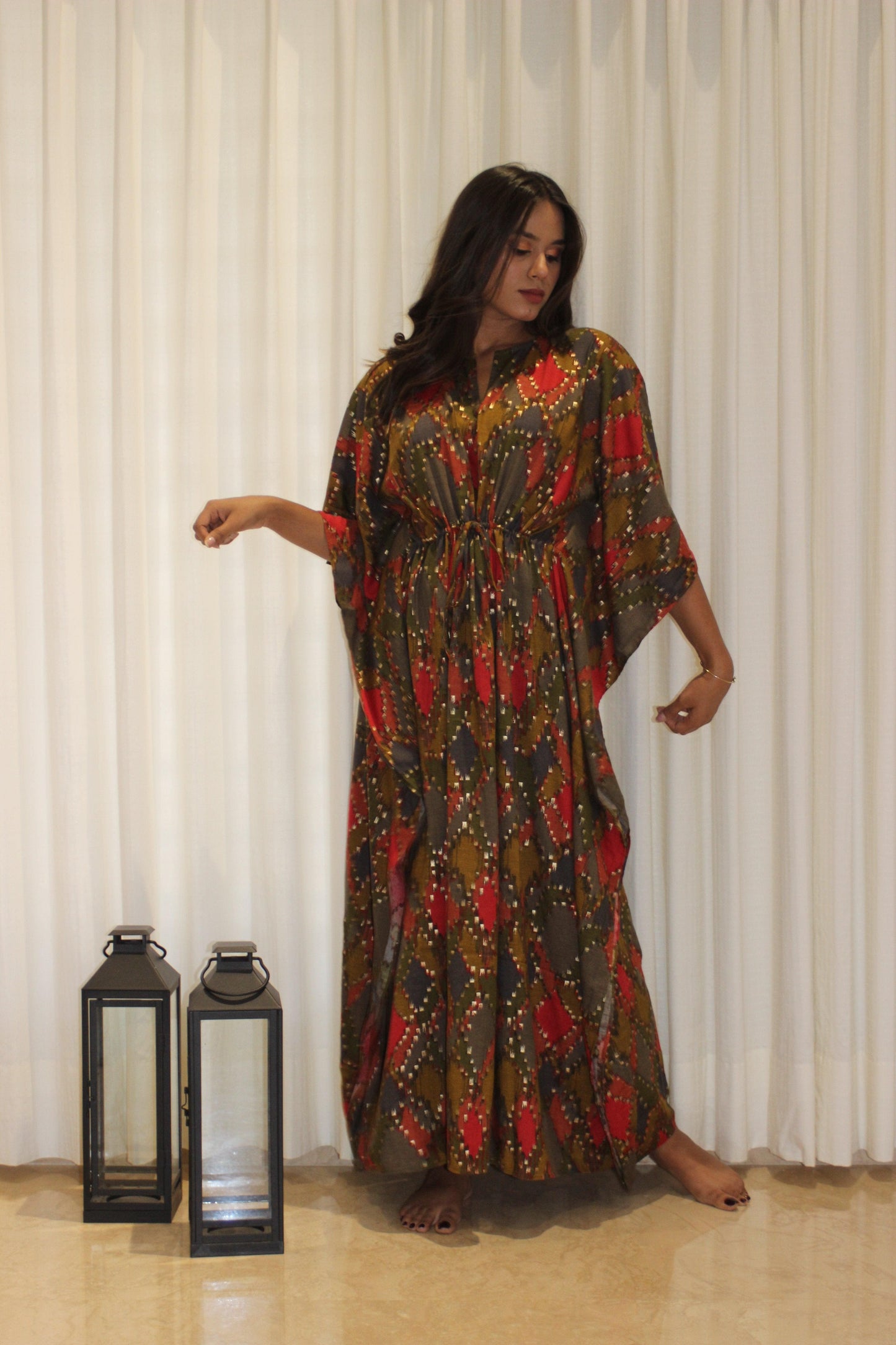 WILD BEYOND KAFTAN House of Viraasi #sustainable-fashion# #slow-fashion# #freesizeclothes# #bodypositivity#