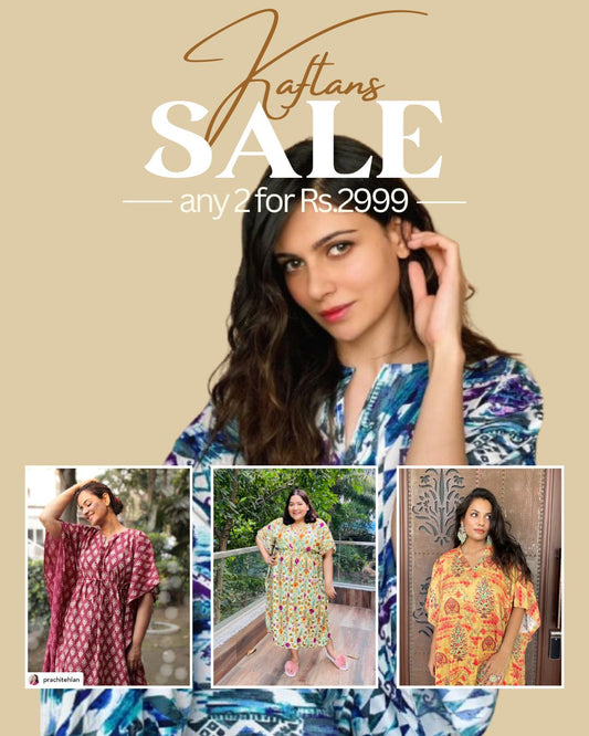 BUY ANY 2 KAFTANS FOR RS. 2999