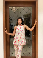 Load image into Gallery viewer, BALI HALTER NECK CO-ORD SET - House of Viraasi
