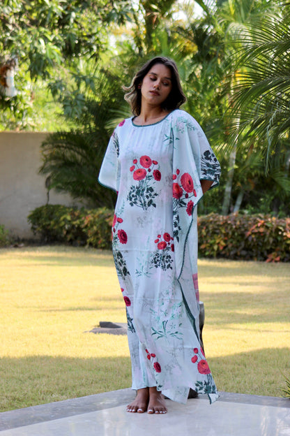 ROSA OFF-SHOULDER KAFTAN - House of Viraasi