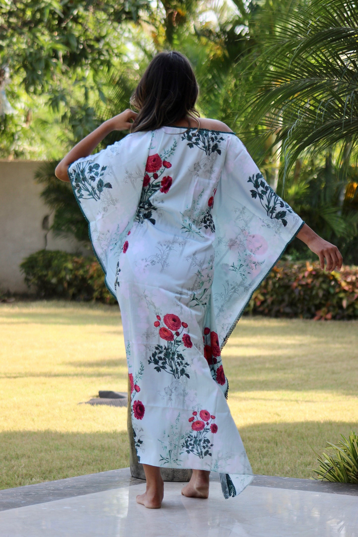 ROSA OFF-SHOULDER KAFTAN - House of Viraasi