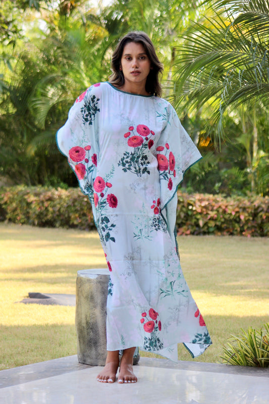 ROSA OFF-SHOULDER KAFTAN - House of Viraasi