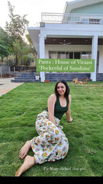 Load image into Gallery viewer, POCKETFUL OF SUNSHINE RUFFLE Co-ord - House of Viraasi
