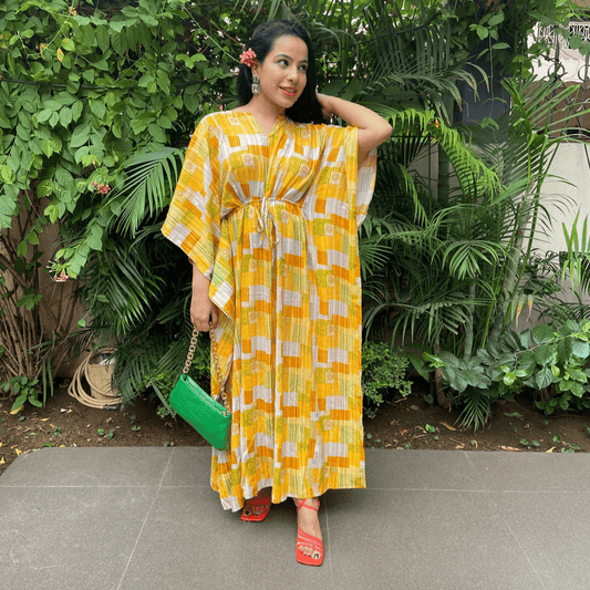 HONEYCOMB KAFTAN - House of Viraasi