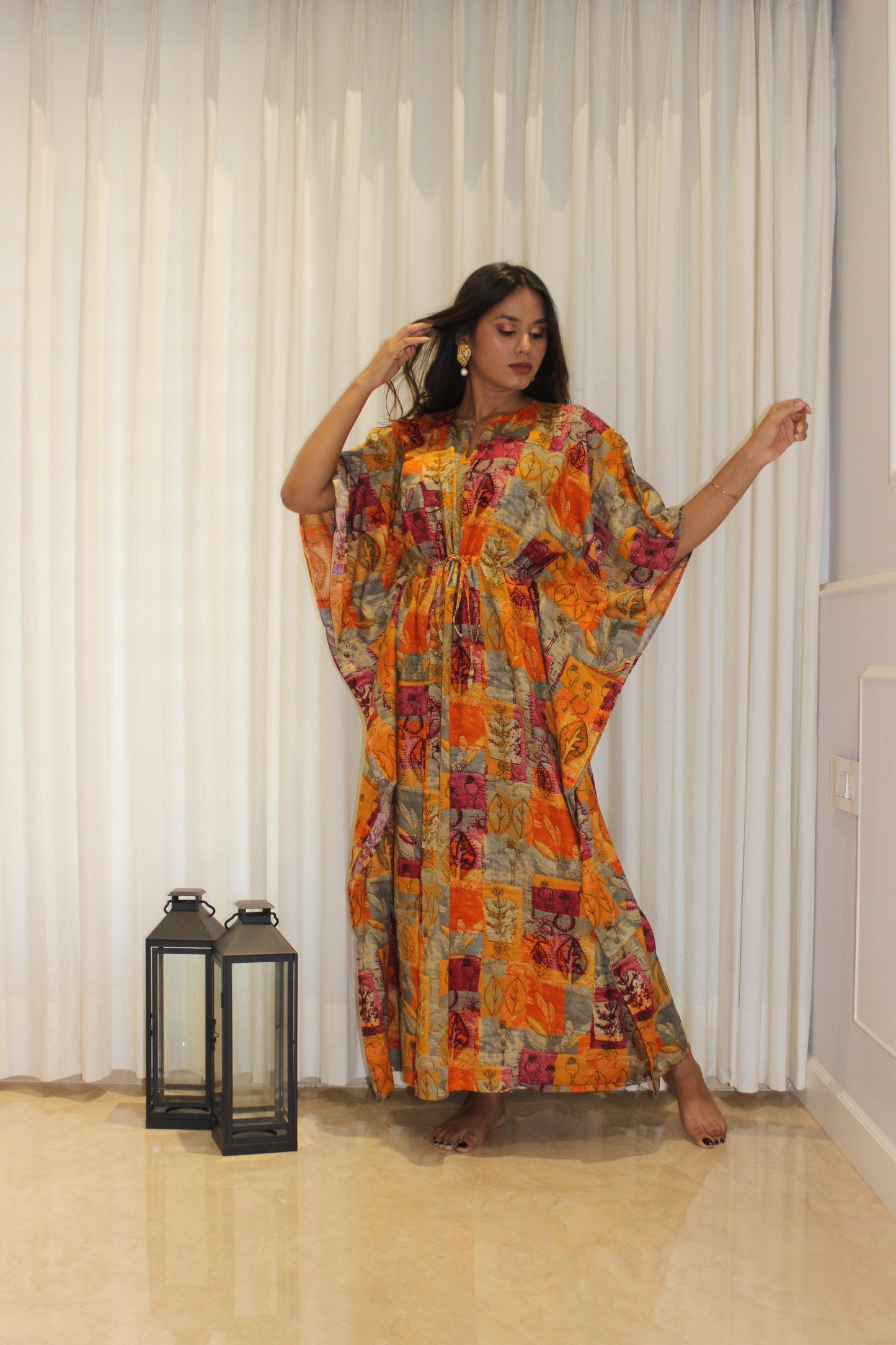 AMBER KAFTAN House of Viraasi #sustainable-fashion# #slow-fashion# #freesizeclothes# #bodypositivity#