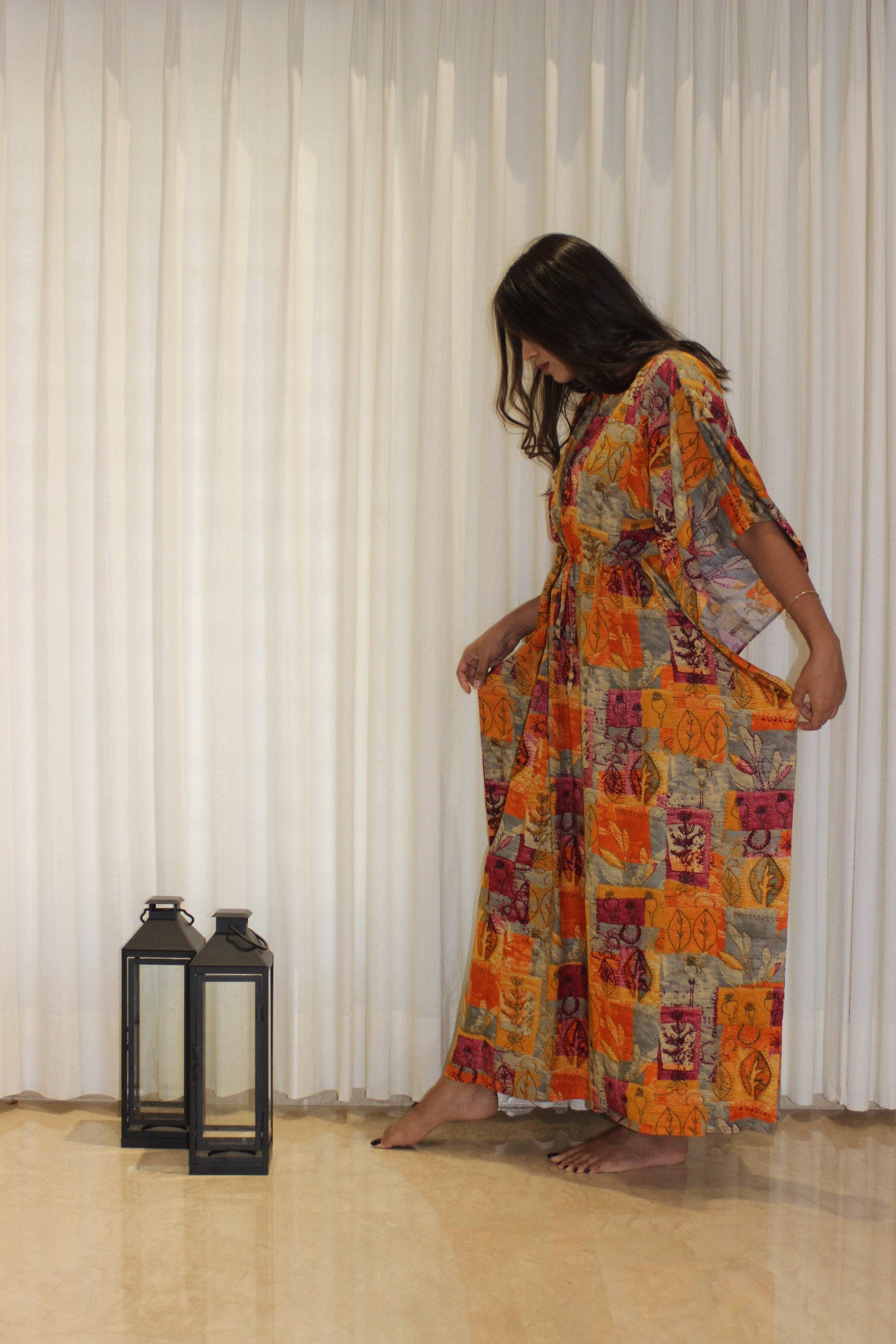 AMBER KAFTAN House of Viraasi #sustainable-fashion# #slow-fashion# #freesizeclothes# #bodypositivity#