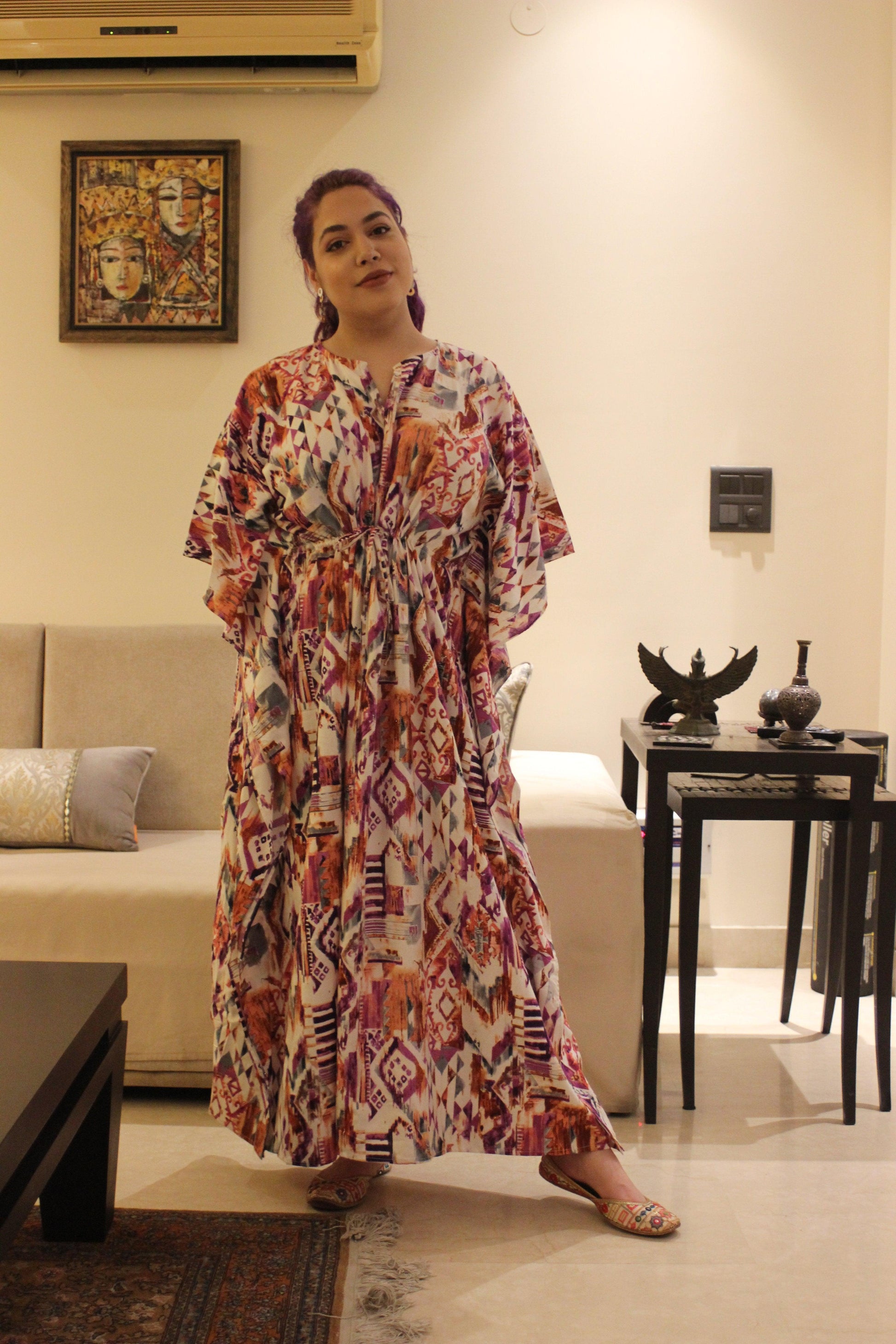 AROMA MESS KAFTAN House of Viraasi #sustainable-fashion# #slow-fashion# #freesizeclothes# #bodypositivity#