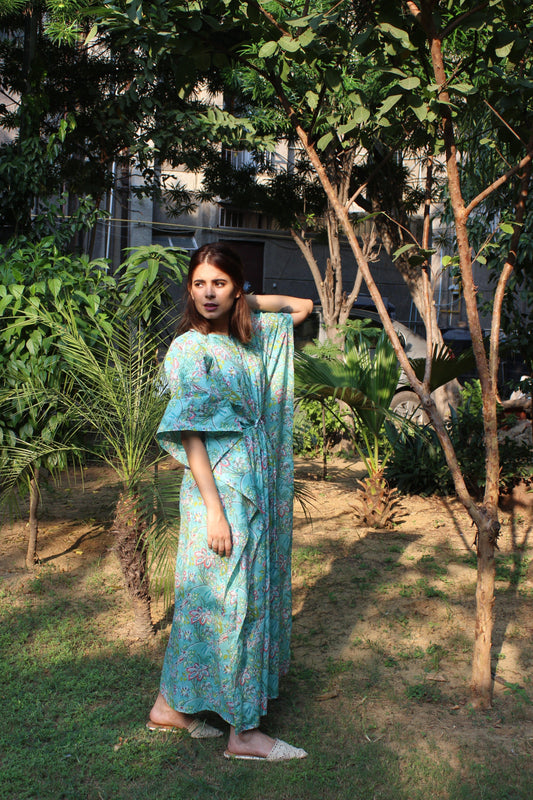 BEFORE SUNRISE KAFTAN House of Viraasi #sustainable-fashion# #slow-fashion# #freesizeclothes# #bodypositivity#