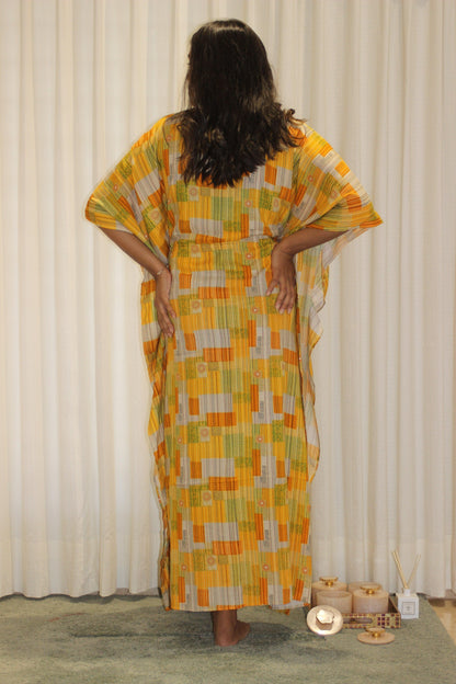 HONEYCOMB KAFTAN House of Viraasi #sustainable-fashion# #slow-fashion# #freesizeclothes# #bodypositivity#