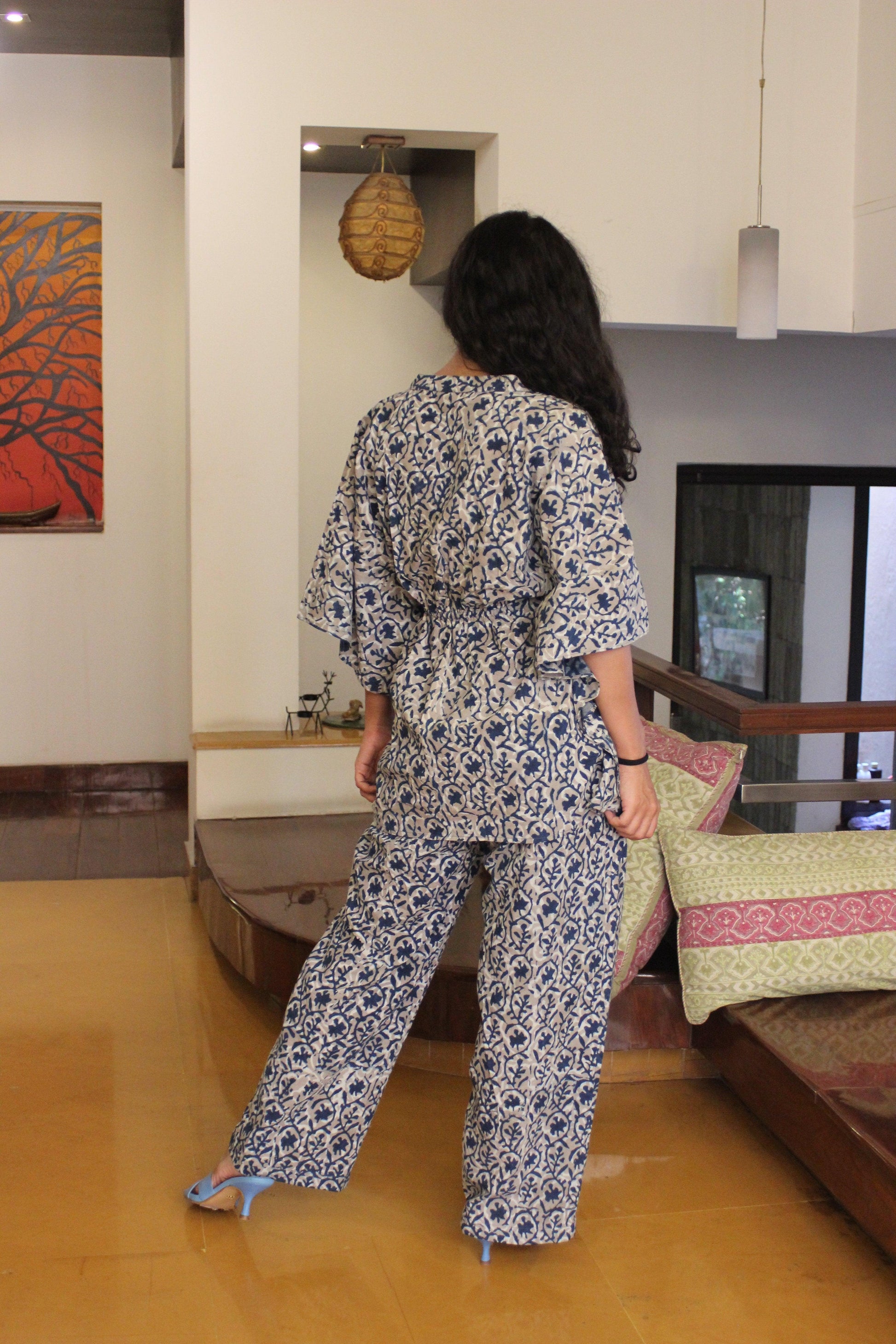 INDIGOSPACE KAFSUIT House of Viraasi #sustainable-fashion# #slow-fashion# #freesizeclothes# #bodypositivity#