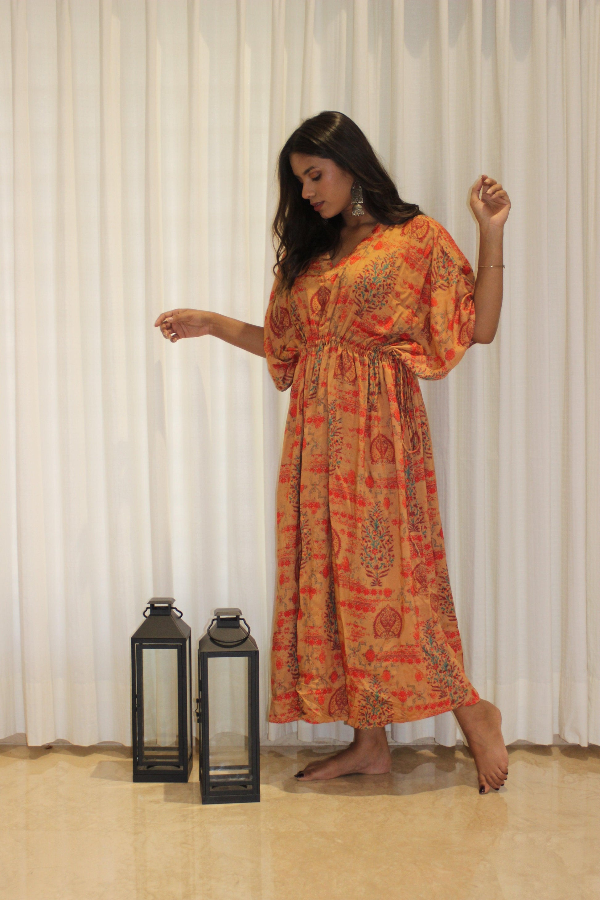 NOORI KAFTAN House of Viraasi #sustainable-fashion# #slow-fashion# #freesizeclothes# #bodypositivity#