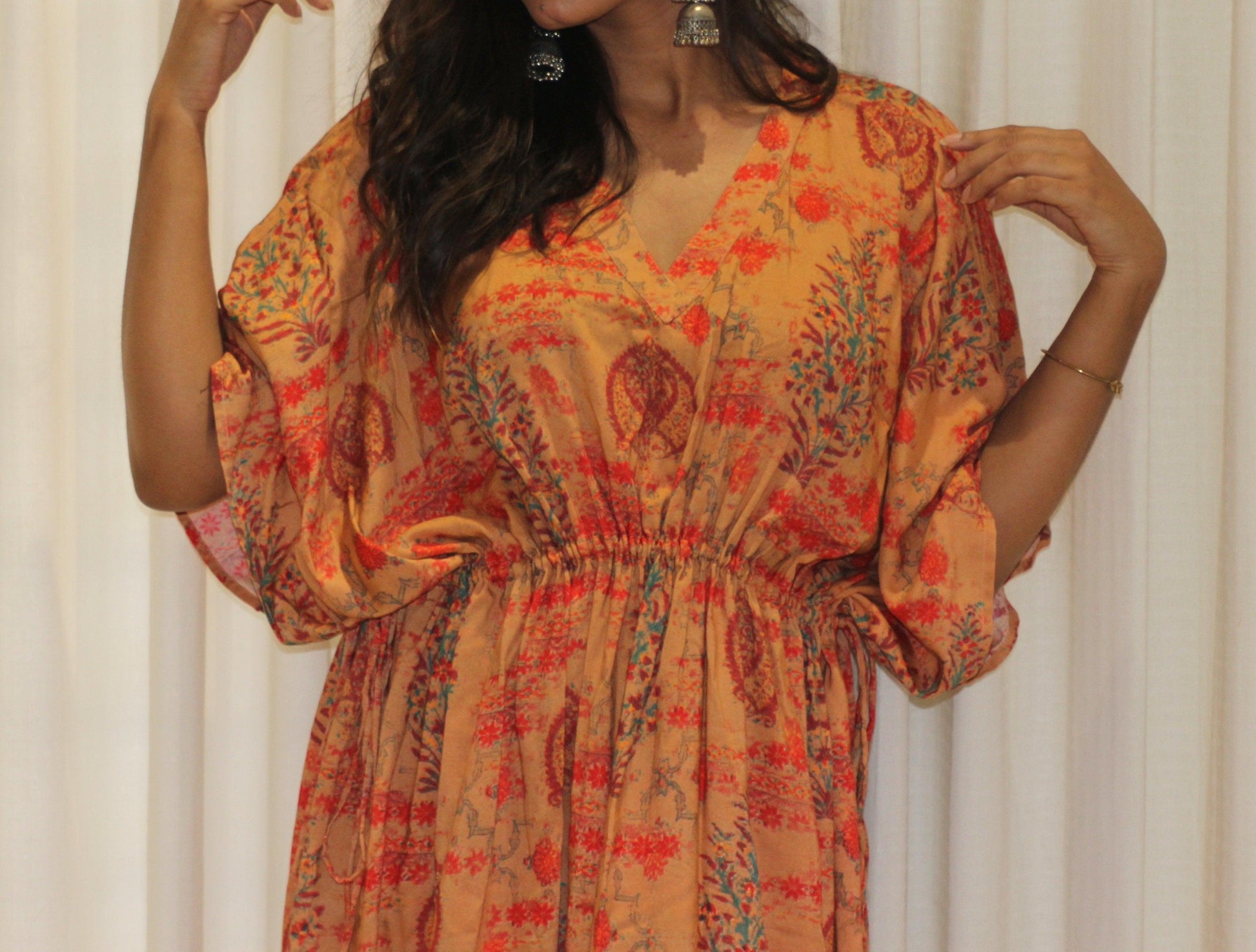 NOORI KAFTAN House of Viraasi #sustainable-fashion# #slow-fashion# #freesizeclothes# #bodypositivity#