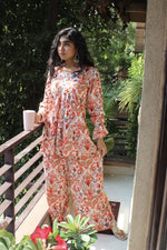 Load image into Gallery viewer, PRETTY IN PAISLEY RUFFLE Co-ord House of Viraasi #sustainable-fashion# #slow-fashion# #freesizeclothes# #bodypositivity#
