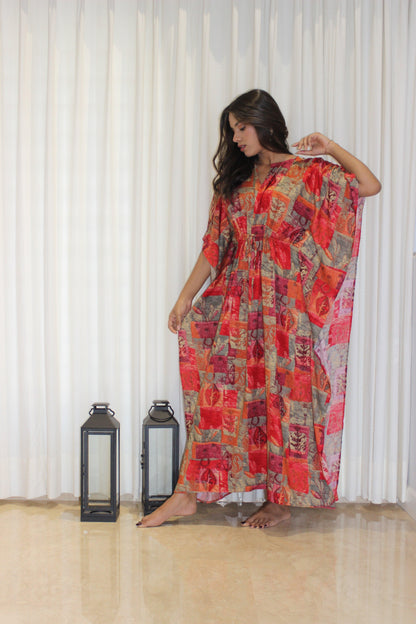 RUBY ROO KAFTAN House of Viraasi #sustainable-fashion# #slow-fashion# #freesizeclothes# #bodypositivity#