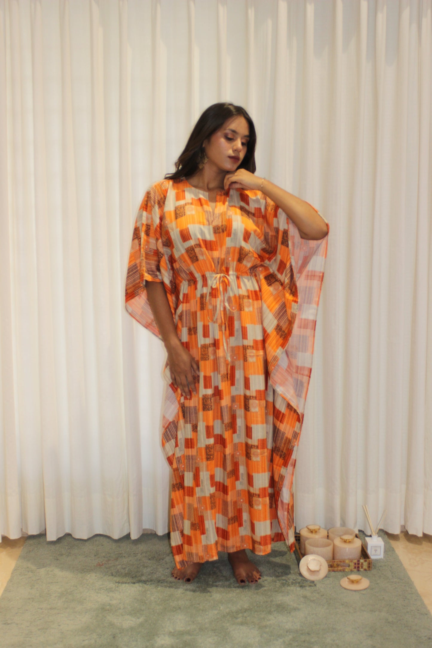 SAGE KAFTAN House of Viraasi #sustainable-fashion# #slow-fashion# #freesizeclothes# #bodypositivity#