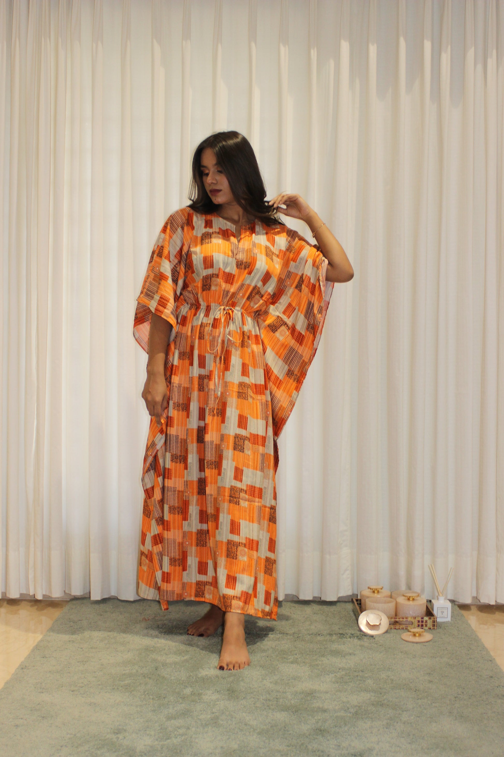 SAGE KAFTAN House of Viraasi #sustainable-fashion# #slow-fashion# #freesizeclothes# #bodypositivity#