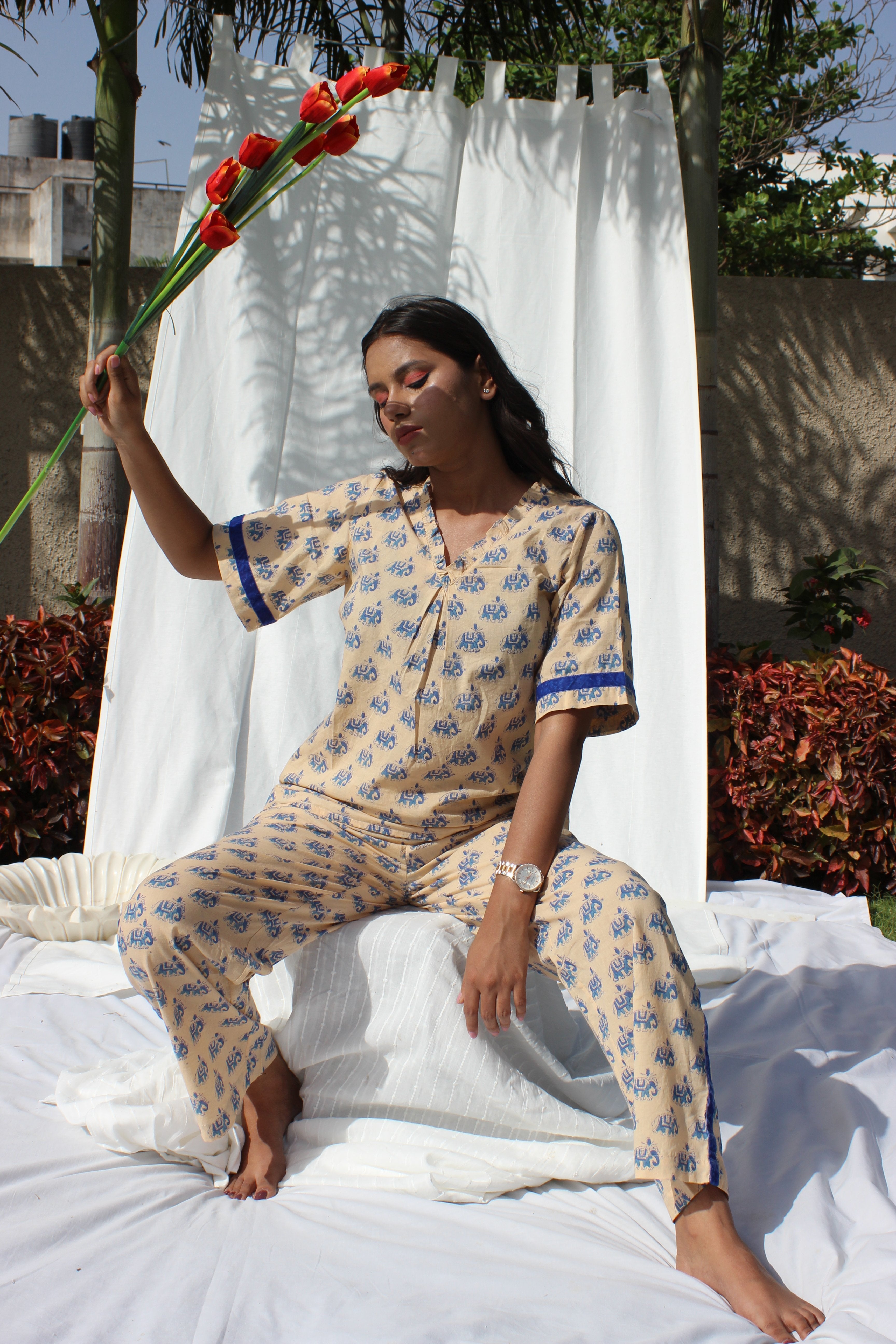 SHUTTER SOIL Co-ord House of Viraasi #sustainable-fashion# #slow-fashion# #freesizeclothes# #bodypositivity#