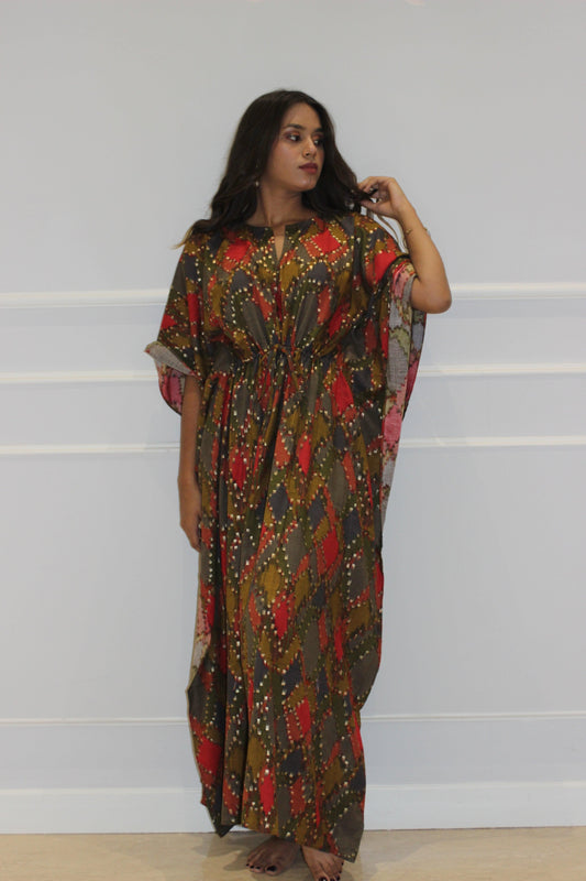 WILD BEYOND KAFTAN House of Viraasi #sustainable-fashion# #slow-fashion# #freesizeclothes# #bodypositivity#