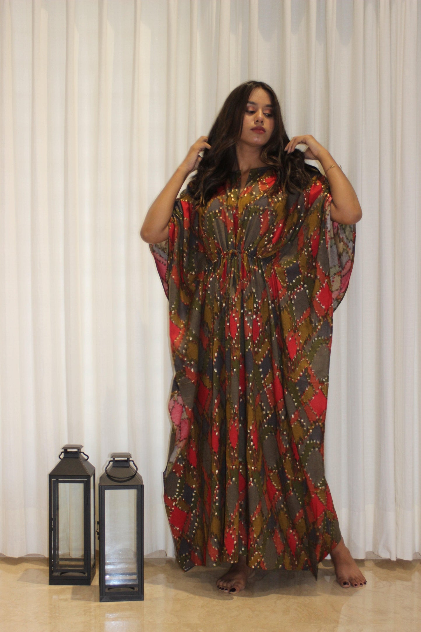 WILD BEYOND KAFTAN House of Viraasi #sustainable-fashion# #slow-fashion# #freesizeclothes# #bodypositivity#